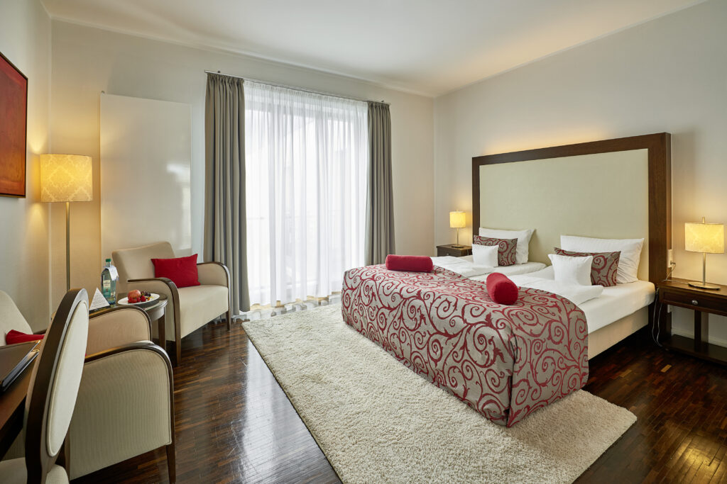 Doppelzimmer in der Elbresidenz