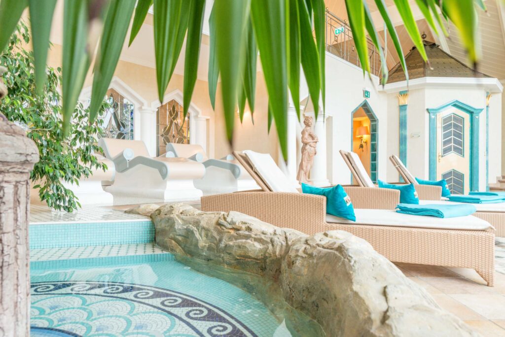 Wellnessbereich im Landhotel Doerr mit Ruhezonen