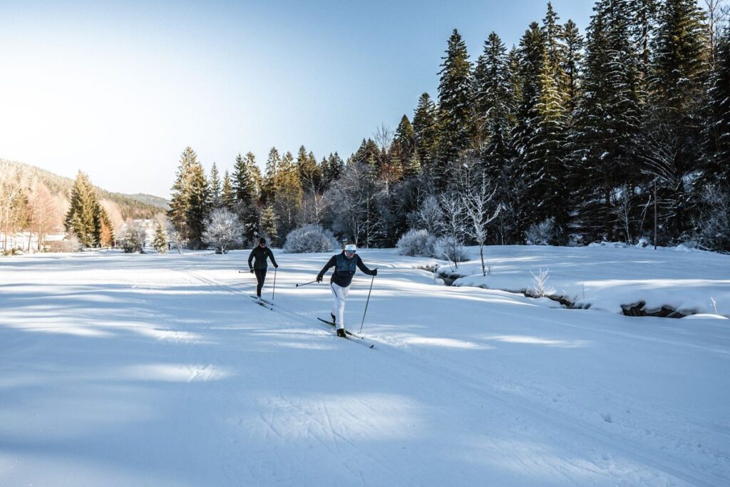 Baiersbronn: Langlaufen im Winter